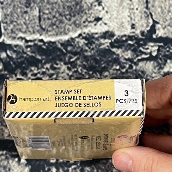 Hampton Art 3 Piece Stamp Set  Best Wishes With Love On Your Special Day VW0144 - Picture 3 of 7